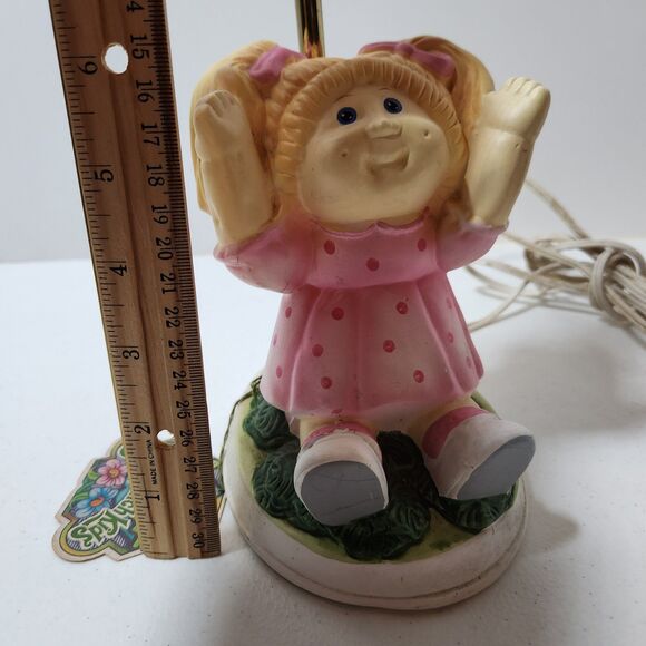 Cabbage Patch Kids Vintage 1983 Original Appalachian Artworks Ceramic Lamp - Picture 12 of 13